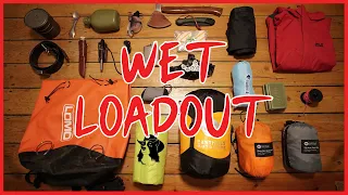 Wet Weather Wild Camping & Bushcraft Load Out