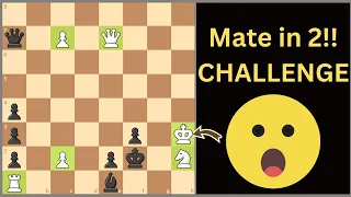 "I CHALLENGE YOU" see "RARE" Checkmate in 2 moves here!!