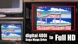 Full HD for Sega Mega Drive. Stable switching to 480i - prototype