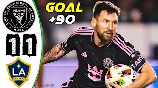 Messi Unbelievable Goal 🔥 Inter Miami vs LA Galaxy 1-1 Highlights & Goals - 2024