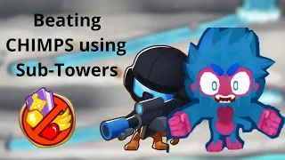 Beating CHIMPS Using Sub-Towers (Bloons TD 6)