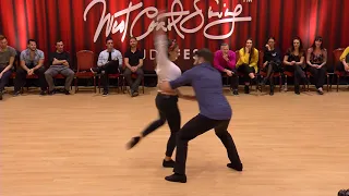 Ben Morris & Torri Zzaoui - BudaFest 2019 Invitational Jack & Jill Show - Improv West Coast Swing