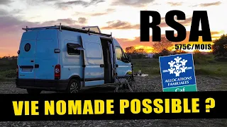 NOMADE et VIVRE UNIQUEMENT avec le RSA est-ce POSSIBLE ? (Vanlife)