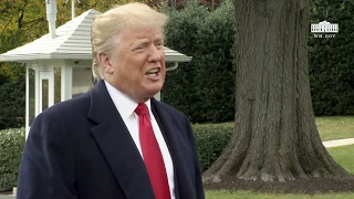 11/02/18: President Trump Delivers Remarks Upon Marine One Departure