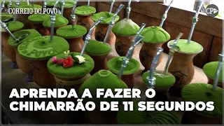 Aprenda a fazer o chimarrão de 11 segundos