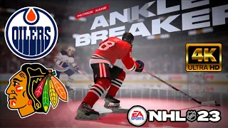 Chicago Blackhawks vs Edmonton Oilers! NHL 23! PS5! 4K!