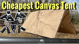 Cheap DIY Canvas Tent