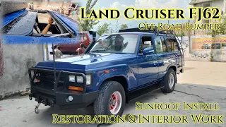 Land Cruiser FJ62 | Off Road Bumpers | Sunroof Install