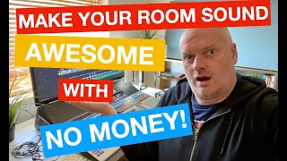 How To Make A Bedroom Home Studio Sound Great With NO Money!