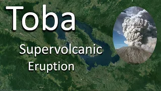 Toba supervolcanic eruption