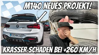 BMW M140i - Abholung endet fast in einer Katastrophe! Reifenschaden bei +260 km/h!