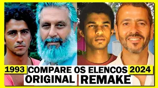 NOVELA RENASCER: 1993 x 2024 - COMPARE O ELENCO DAS DUAS VERSÕES