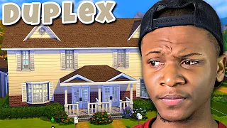RENOVATING The UGLIEST Duplex Apartment - The Sims 4