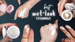 THE BEST WET-LOOK EYESHADOWS IN MY COLLECTION!!! SHEER SHINY WET-LOOKING EYE MAKEUP 🤩