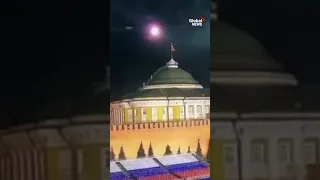Moment: Drone explodes over Kremlin palace, video shows