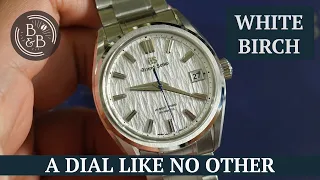 An incredible Grand Seiko dial & movement - Grand Seiko White Birch SLGH005