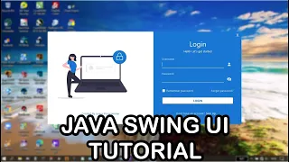 Java Swing UI Login Form Tutorial with Source Code - Netbeans IDE