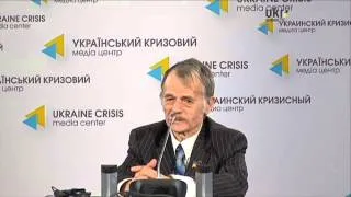 Mustafa Jemilev. Ukraine Crisis Media Center. March 22, 2014