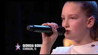 Ten-year-old Giorgia gets Alesha's GOLDEN BUZZER with Mind-Blowing vocals