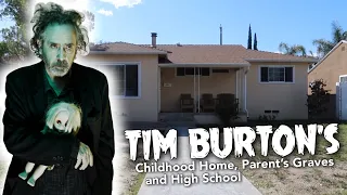 Tim Burton - Childhood Home, Parents Graves and High School in Burbank, CA