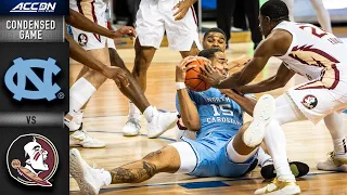 North Carolina vs. Florida State Condensed Game | 2020-21 ACC Men's Basketball