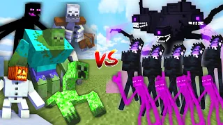 MUTANT CREATURES vs EXTREME ARMY in Minecraft Mob Battle