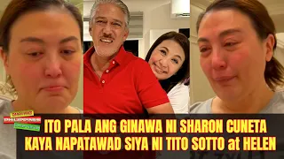 Buong Detalye sa GINAWA ni Sharon Cuneta Para MAPATAWAD Siya ni Tito Sotto at Helen Gamboa