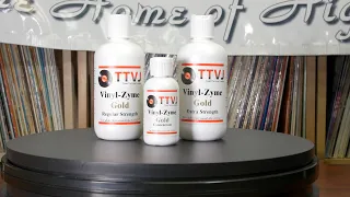 Review of the finest record cleaning solution on planet Earth, TTVJ Vinyl Zyme Gold.