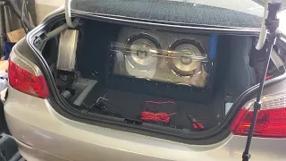 2008 BMW 535Xi Amp & Subwoofers Install