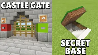 Minecraft: 3 Easy Redstone Builds Tutorial! #10