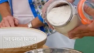 How to make hot-water pastry for pork pies with Paul Hollywood Pt 1 | The Great British Bake Off