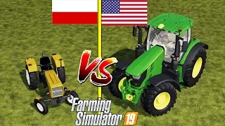 Farming Simulator 19 | POLISH FARM vs AMERICAN FARM | WHO WILL WIN ???