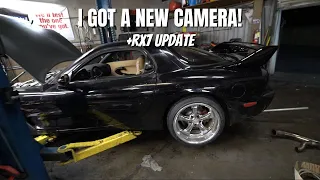 RX7 Single Turbo Progress | I Got a New Camera!!!