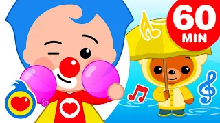 Shake Your Body With Plim Plim + More Nursery Rhymes and Kids Songs (60 Min) ♫ Plim Plim