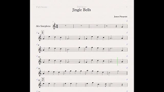 Jingle Bells (ноты для альт-саксофона)