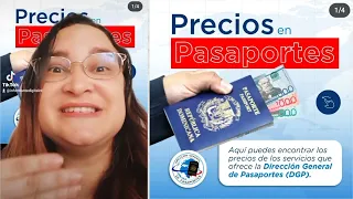 Precios de renovación de pasaporte dominicano 2023