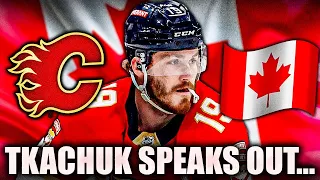 MATTHEW TKACHUK SPEAKS OUT AGAINST PLAYING IN CANADA… Re: The Athletic (Calgary Flames NHL News)