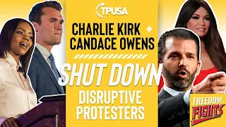 Charlie Kirk + Candace Owens SHUT DOWN Disruptive Protestors  | Why Are These Students So Angry?