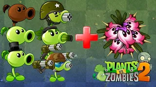 PvZ 2 Fusion | Peashooter & Heath Seeker Using Other Projectiles Plants Vs Zombies 2 | #1