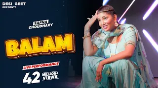 Balam | Sapna Choudhary Dance Performance | New Haryanvi Songs Haryanavi 2023