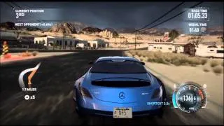 NFS: The Run. SLS AMG Mercedes on Dust in My Eye. GOLD