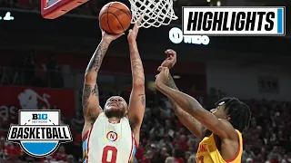 Maryland at Nebraska | Highlights | Big Ten Men's Basketball | Feb. 19, 2023