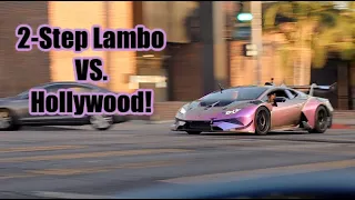 1300HP TT Huracan TERRORIZES Hollywood!