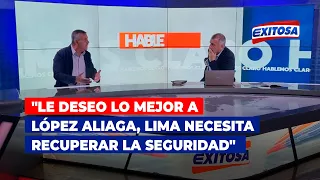 🔴🔵Daniel Urresti: "Le deseo lo mejor a Rafael López Aliaga, Lima necesita recuperar la seguridad"