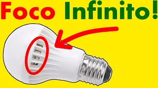 Como lograr que un foco LED dure 50 años con simple truco!