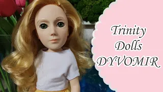 Обзор на куклу Тринити. Мира Trinity Dolls DYVOMIR. Распаковка куклы из России🥰