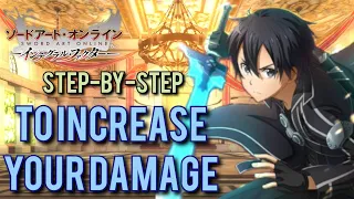 How to Increase Your Damage in SAOIF - The Ultimate Guide for All Players! (Sub Indonesia)