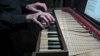 Bach on replica of 1670 Gellinger clavichord (Preludio from Violin Partita No. 3, played by Ryan Layne Whitney)