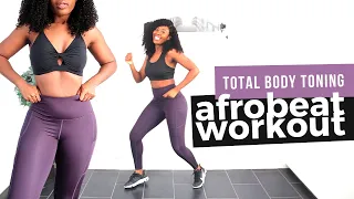15 MIN Total Body Toning Workout With Weights | Afro Dance Workout