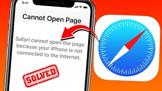 how to fix safari cannot open the page because your iPhone is not connected to the internet | iOS 15
